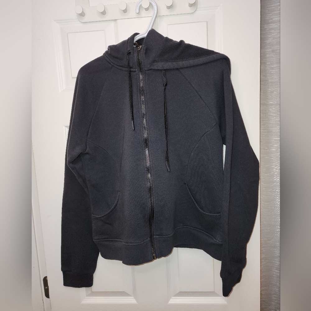 ZYIA Black Zip-Up Hoodie